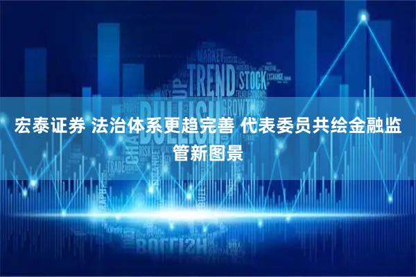 宏泰证券 法治体系更趋完善 代表委员共绘金融监管新图景