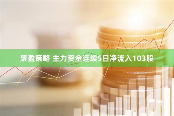 聚盈策略 主力资金连续5日净流入103股