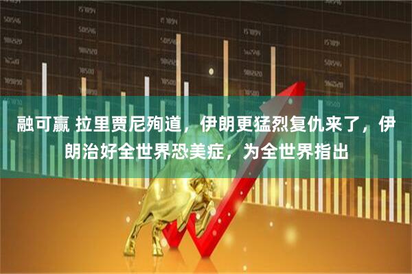 融可赢 拉里贾尼殉道，伊朗更猛烈复仇来了，伊朗治好全世界恐美症，为全世界指出