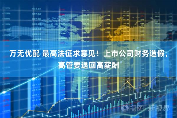 万无优配 最高法征求意见！上市公司财务造假，高管要退回高薪酬