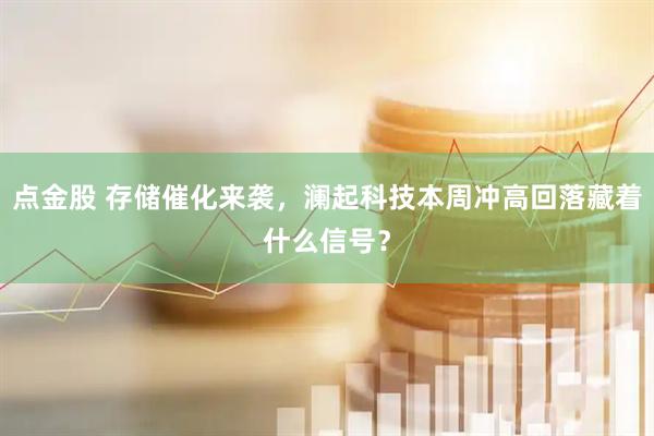 点金股 存储催化来袭，澜起科技本周冲高回落藏着什么信号？