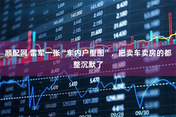 顺配网 雷军一张“车内户型图”，把卖车卖房的都整沉默了